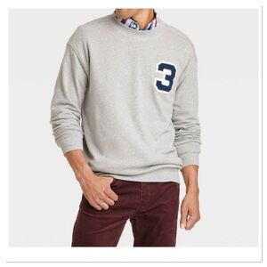 Men’s Relaxed Fit Crewneck Pullover Sweatshirt Goodfellow & Co